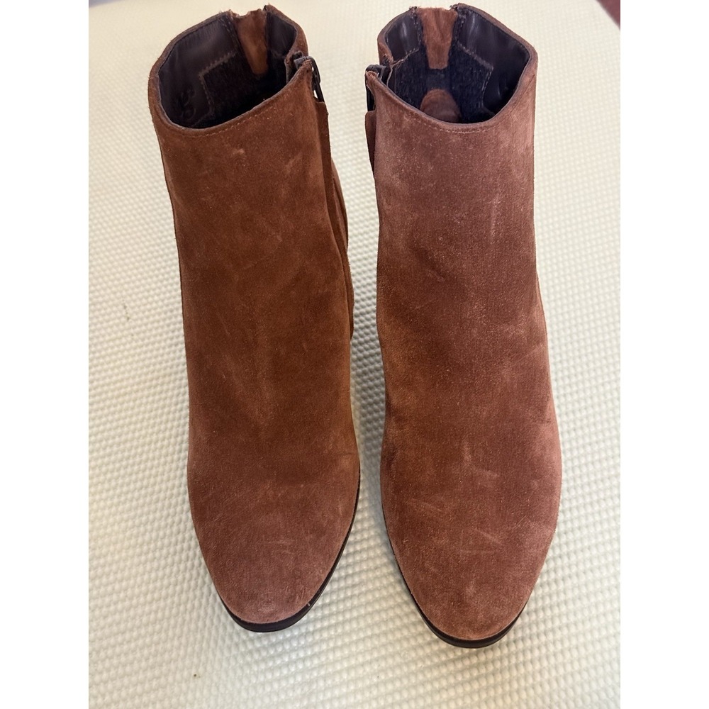 Paul Green Brown Suede Boho Western Fall Tassel Ankle Boots Size 5 Fall Winter